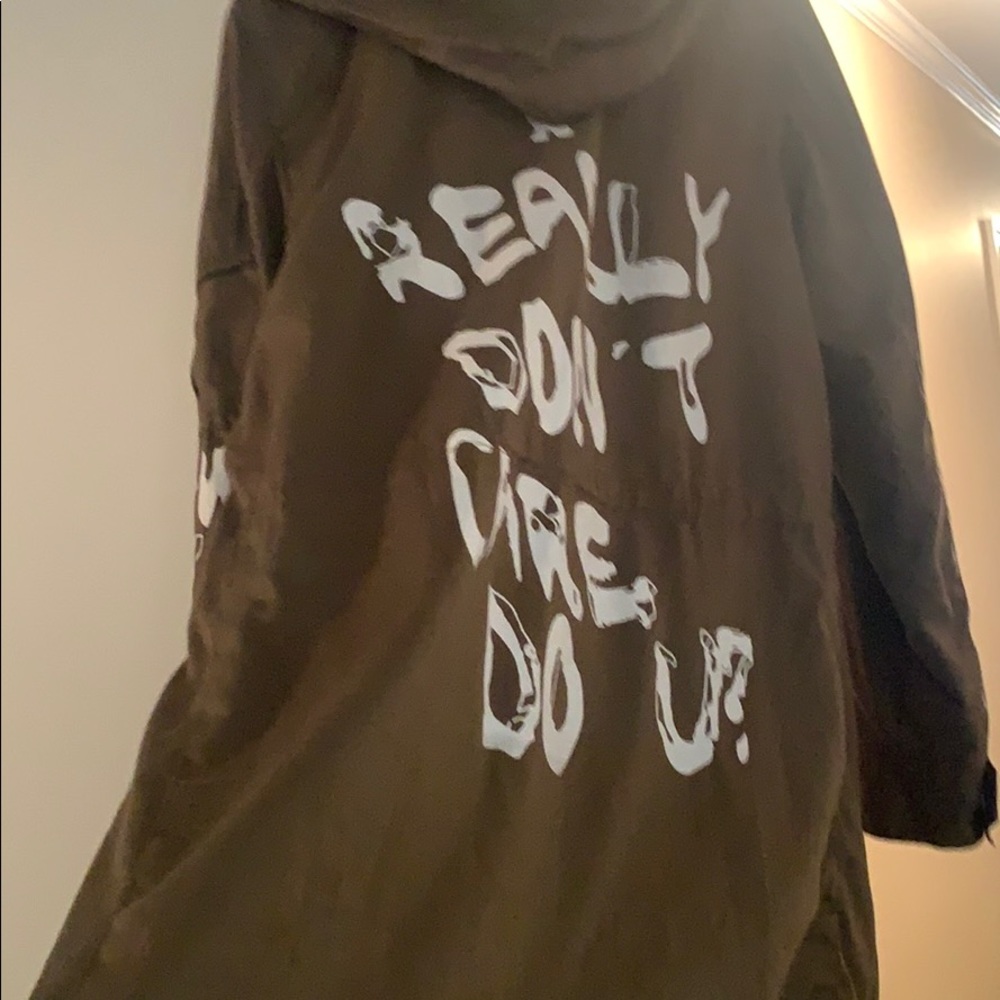 The I really don’t care, do you jacket ?